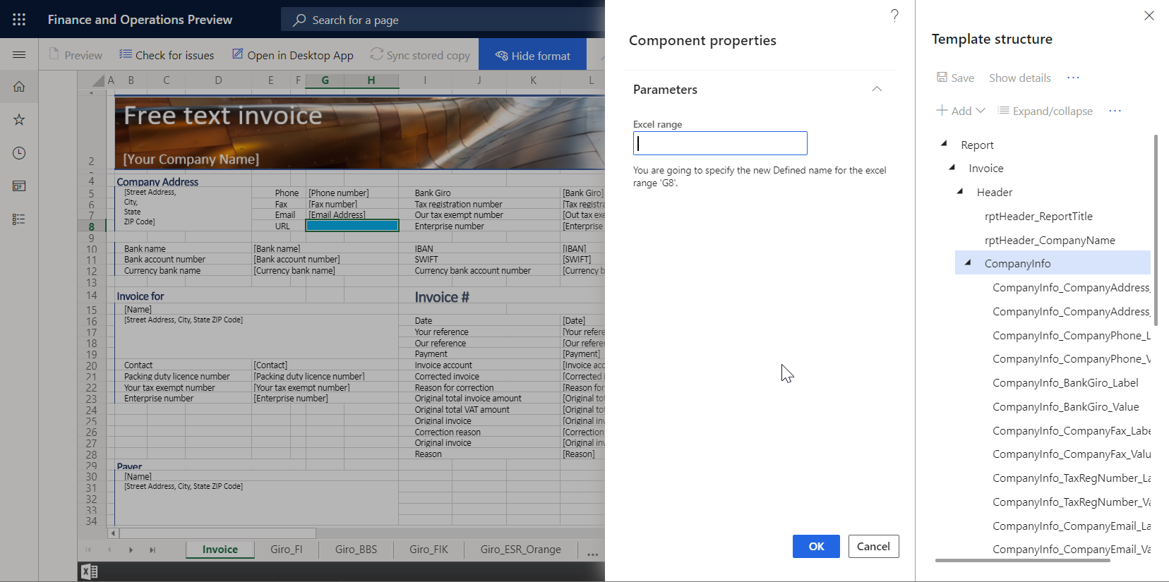 Sådan tilføjer du et nyt felt til skabelonen.