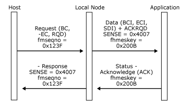 32703we Image that shows how a local node detects a chaining error in data destined for the application.