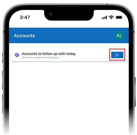 Brug Copilot svarkontrol på mobil