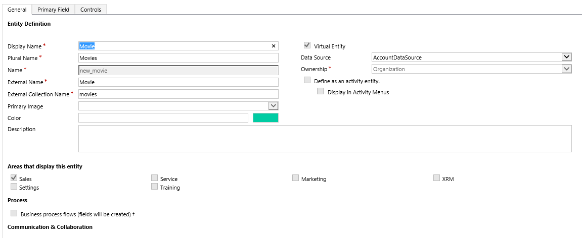 Definition af virtuelle tabeller ved hjælp af Azure Cosmos DB-dataprovideren.