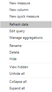 Opdater tabellen.