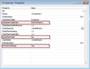 MicrosoftDynamicsNAV_CustomerProperties Customer Data Item properties