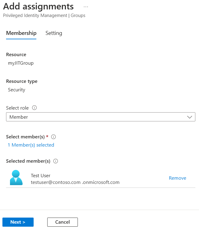 Screenshot, der zeigt, wie Aufgaben im Azure-Portal hinzugefügt werden.