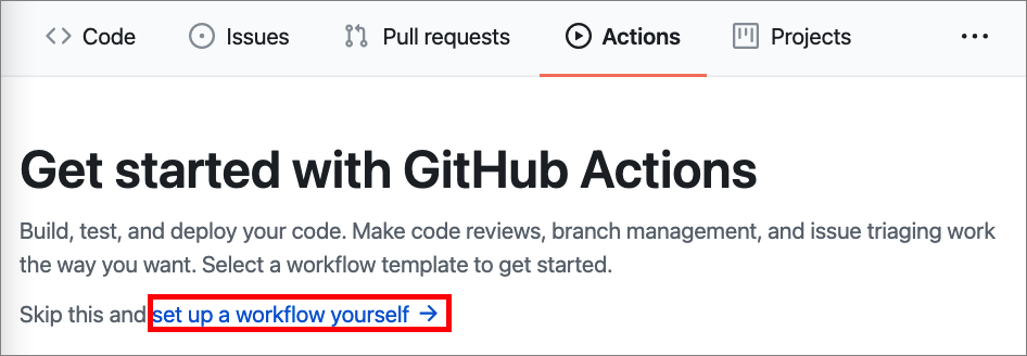 Screenshot, der zeigt, wie ein neuer Workflow erstellt wird