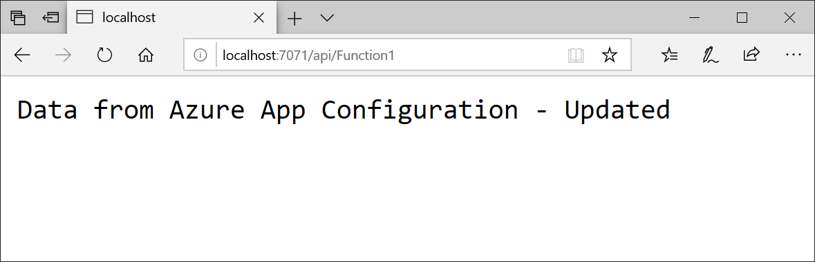 Lokale Aktualisierung der Schnellstartfunktion