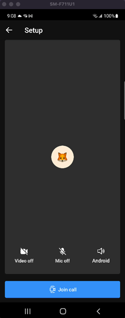 Screenshot der benutzerdefinierten Modell-Einfügung von Android-Daten.