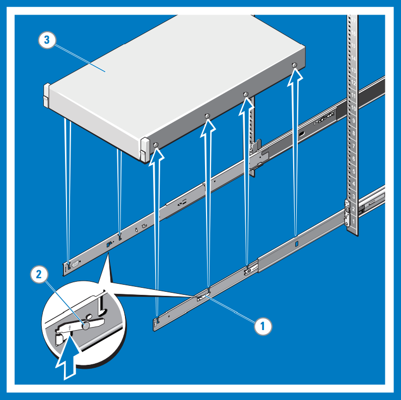 System aus dem Rack entfernen