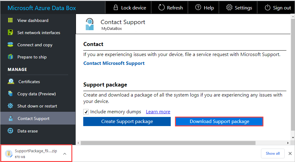 Unterstützungspaket erstellen 3