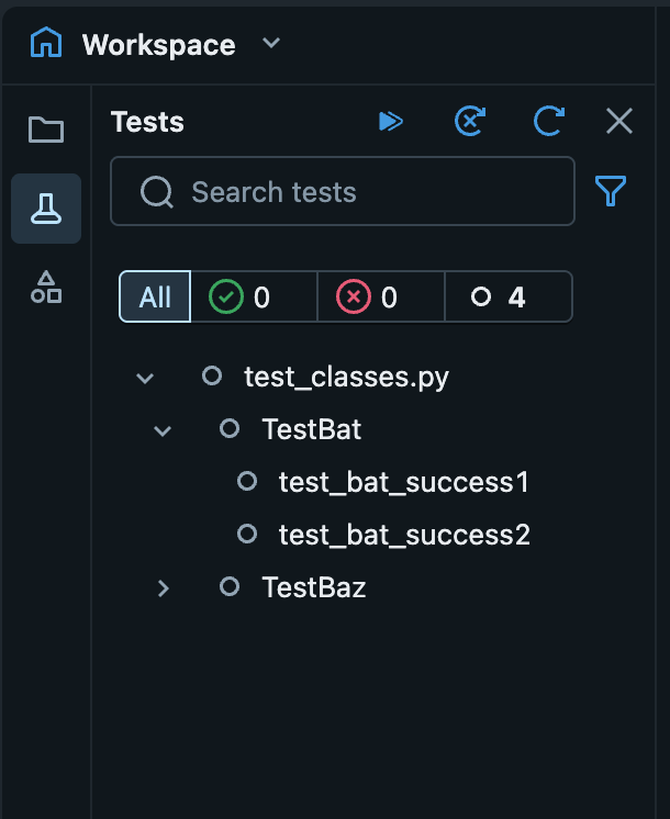 Test-Seitenleistenpanel