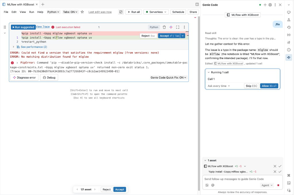 Assistentendebuggingbeispiel in Python.