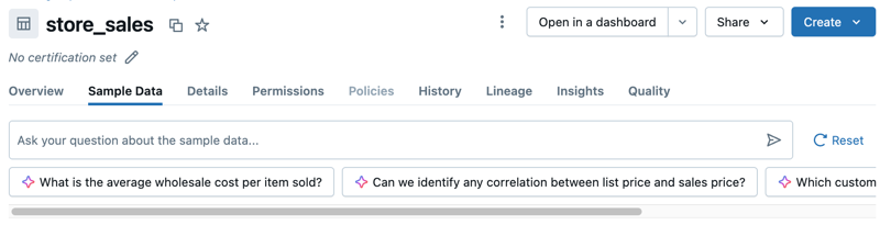 Untersuchen von Daten mithilfe eines LLM.