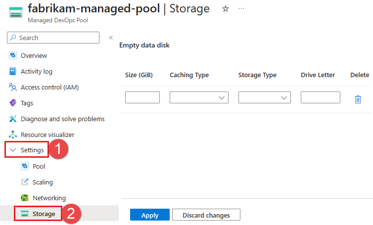 Screenshot eines leeren Datendatenträgermenüs.