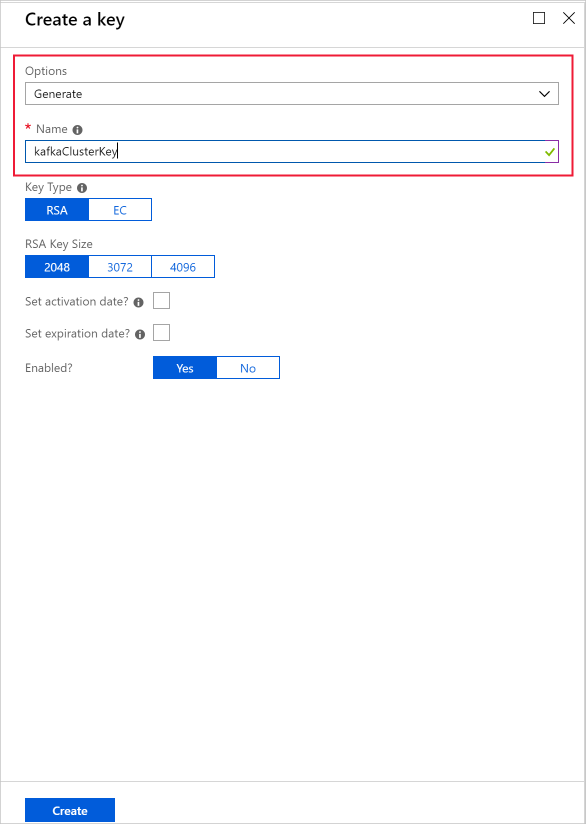 Erzeugt Schlüsselnamen.