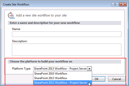 Drei Workflowplattformen in SharePoint&nbsp;2013.