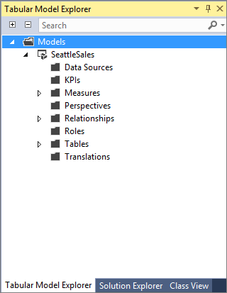 Tabellenmodellexplorer
