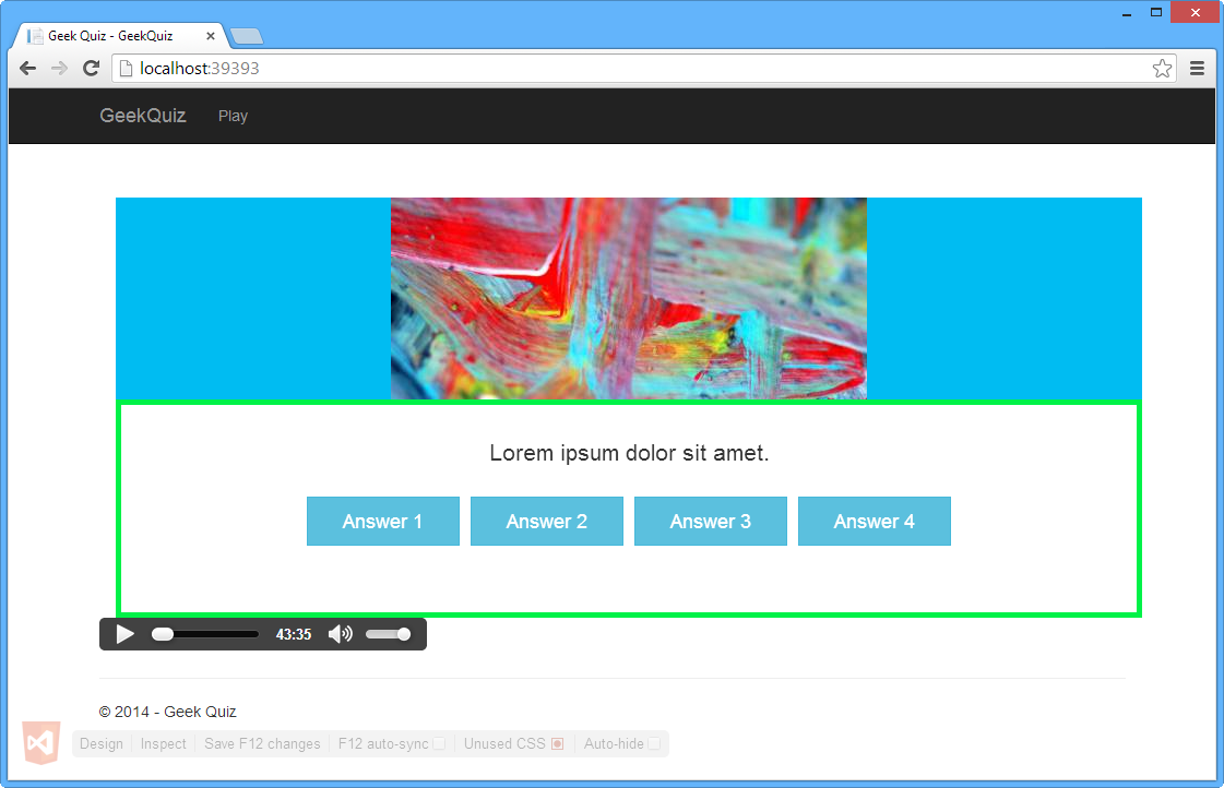 Audioplayer in Google Chrome