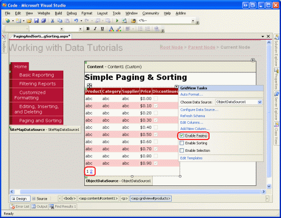 Aktivieren des Kontrollkästchens 