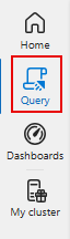 Screenshot des Abfrage-Widgets im Hauptmenü der Web-UI.