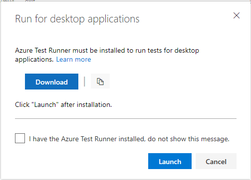 Azure Test Runner Installation