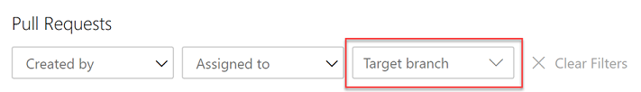 Azure Pipelines Pull-Anforderungsfilterung.