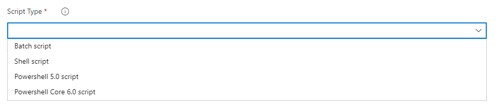 Unterstützung für PowerShell-Skripts in azure CLI-Aufgabe.