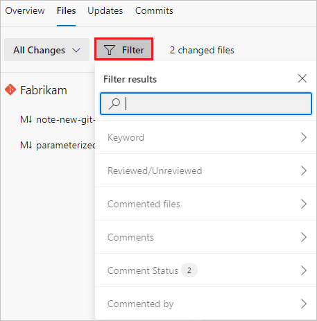 Screenshot der Registerkarte 