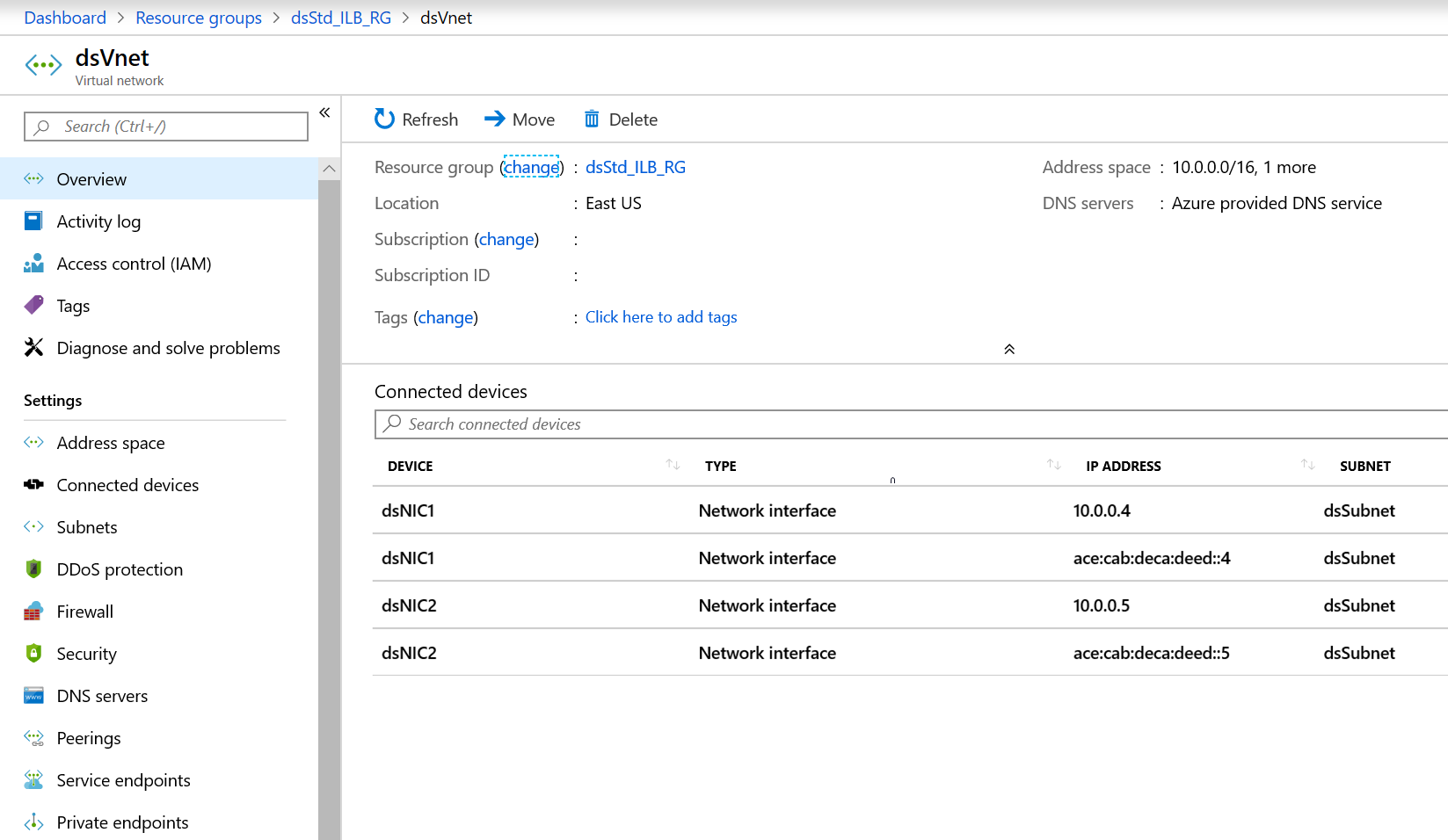 Virtuelles IPv6-Netzwerk mit dualem Stapel und interner Load&nbsp;Balancer&nbsp;Standard-Instanz