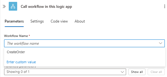 Screenshot zeigt Standard-Workflow, Aktion mit dem Namen 