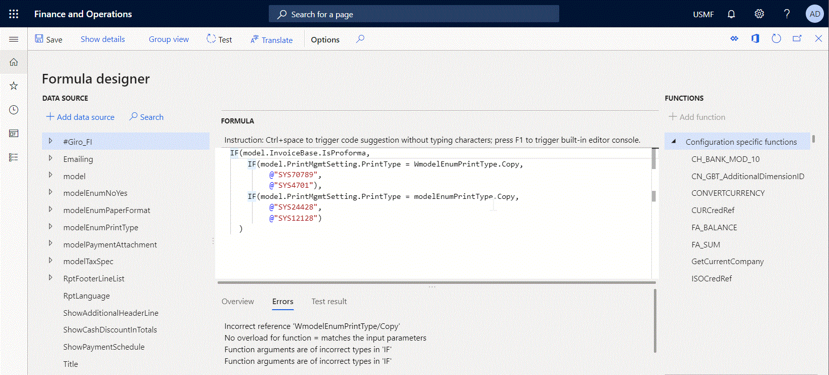 EB-Formel-Editor-Gif zeigt, wie der Code aufgefaltet wird.