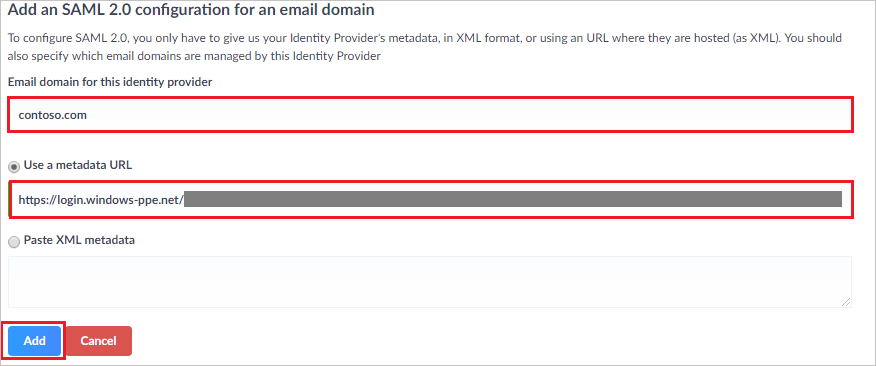 Das Zertifikat SAML