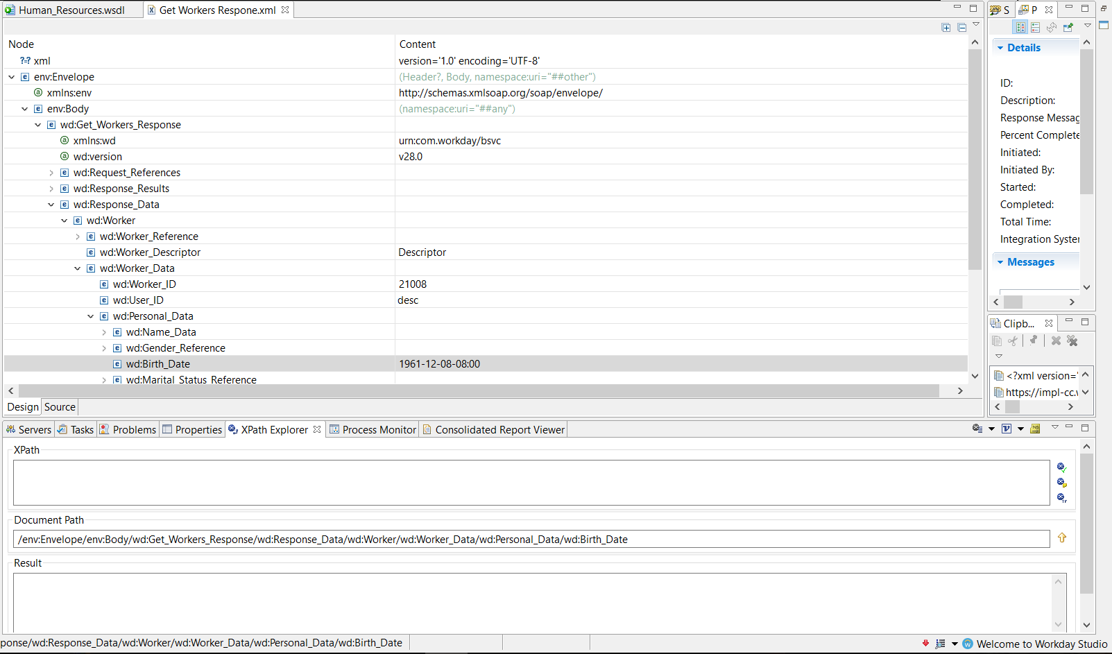 Screenshot einer im 