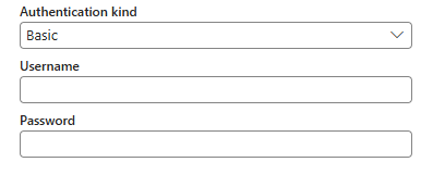 Screenshot, der die Zugriffsschlüssel-Authentifizierungsvariante für Amazon S3 zeigt.