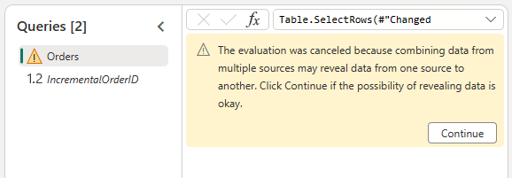 Ein Screenshot zeigt das Dialogfeld „Kombinieren von Daten zulassen“.