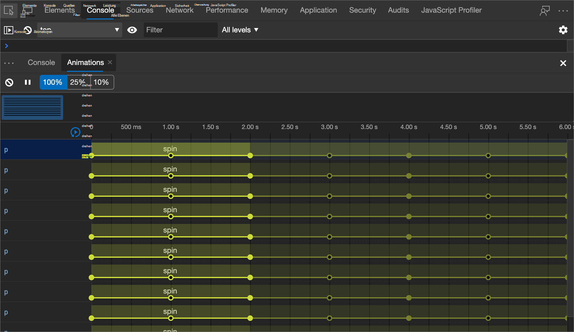 Originalanimation vor der Änderung