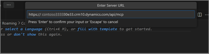 Organisations-URL mit Anhang.