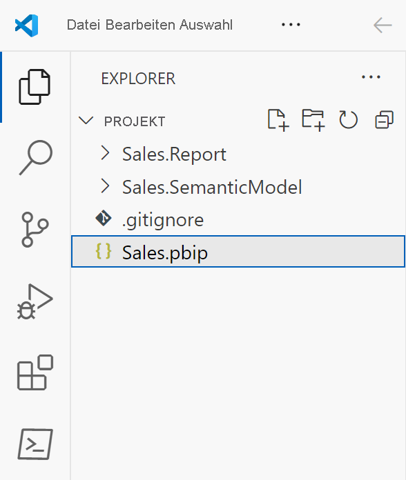 Bild: „Ordner öffnen“ in VS Code.