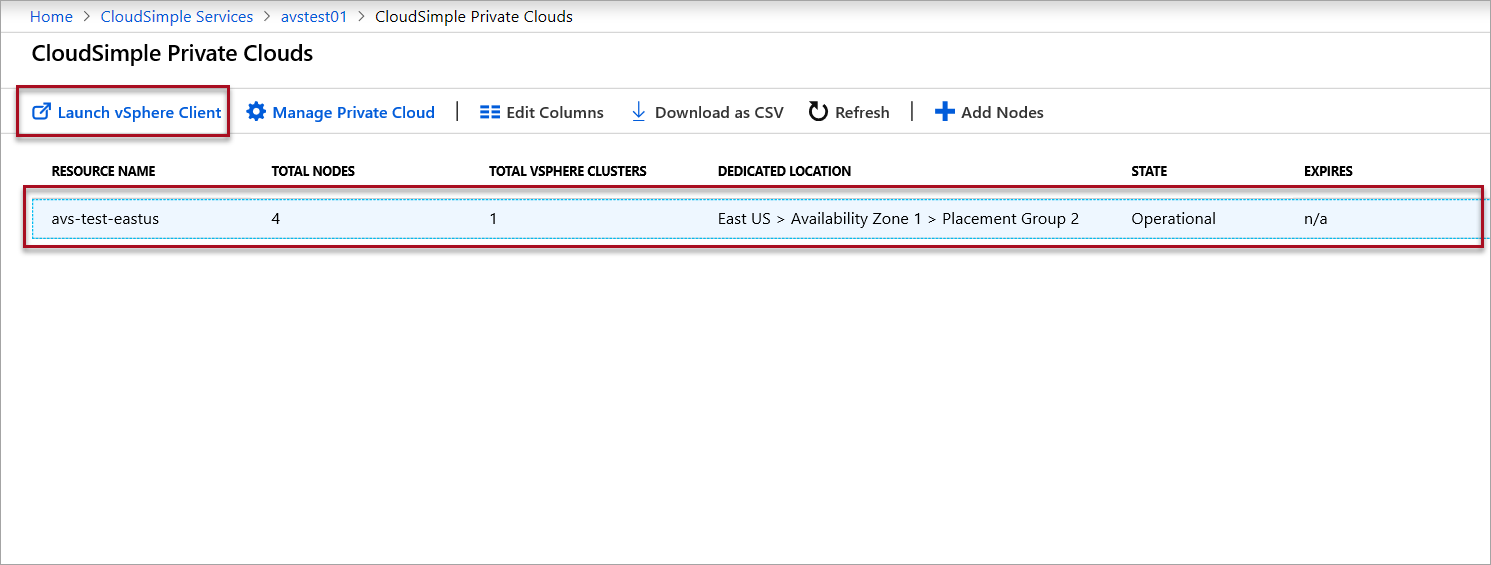 Starten Sie den vSphere Client