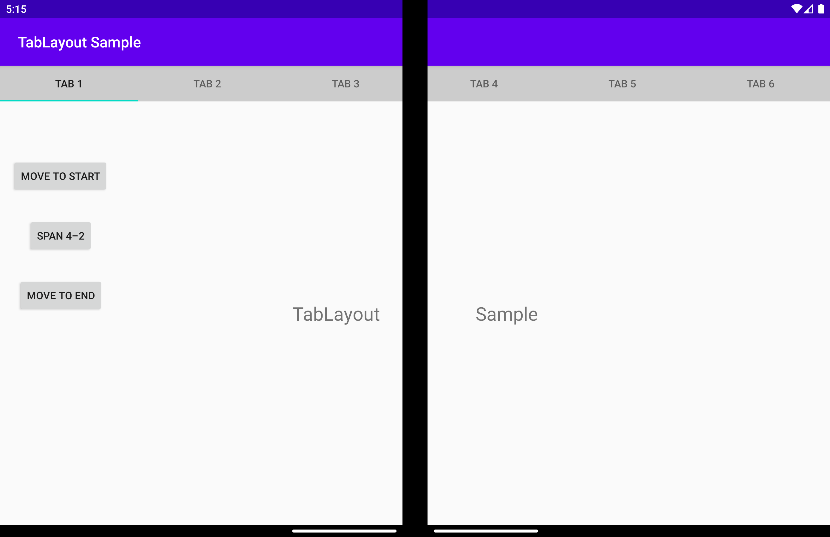 DUAL: tabs on both