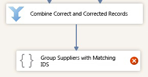 Verbinden mit Gruppenlieferanten mit übereinstimmenden IDs