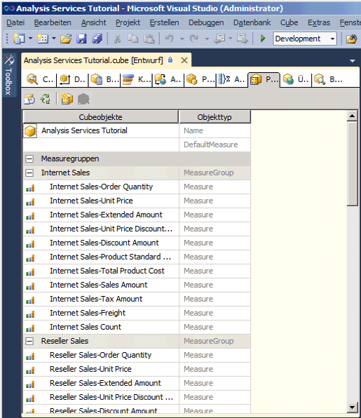 Perspektivenbereich des Cube-Designers