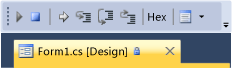 Debugsymbolleiste