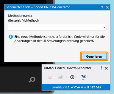 Code vom Builder generieren