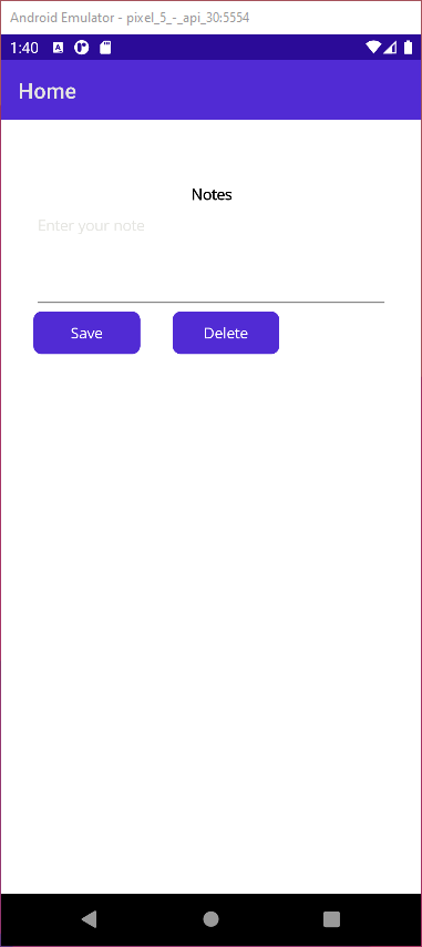 Die App des Technikers, die unter Android ausgeführt wird, zeigt die Editorseite an.