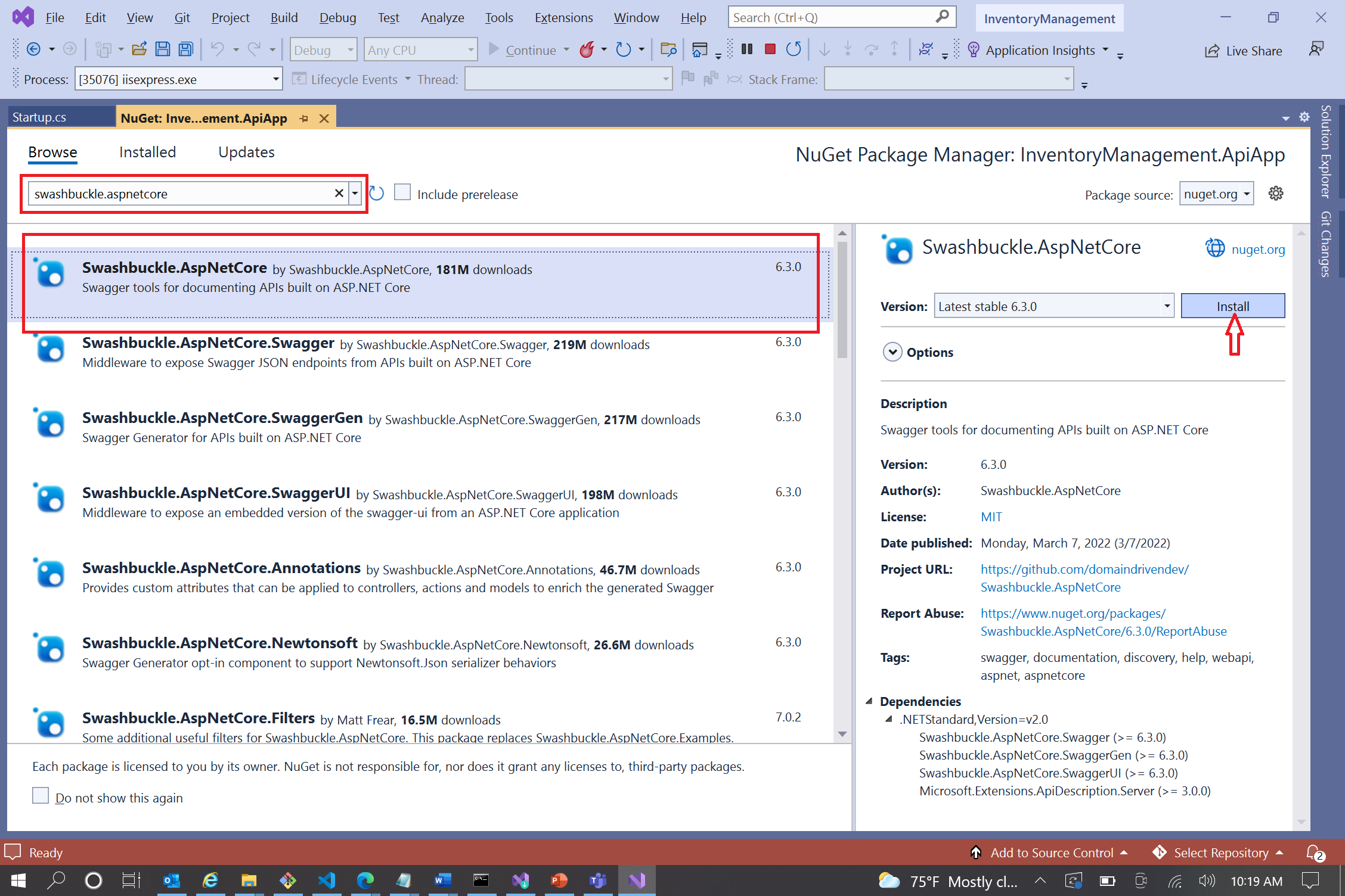 NuGet-Paket-Manager.