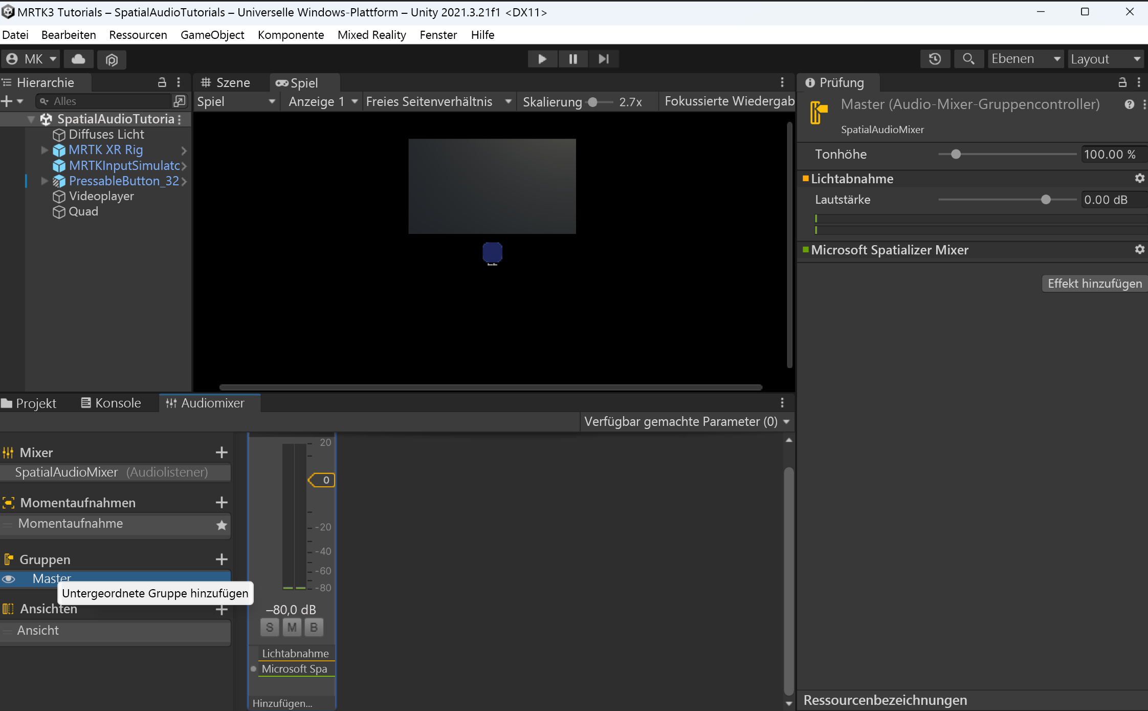 Screenshot der