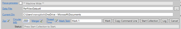 Screenshot der Auswahl von ZIP, Seriendruck und Threadzeit.