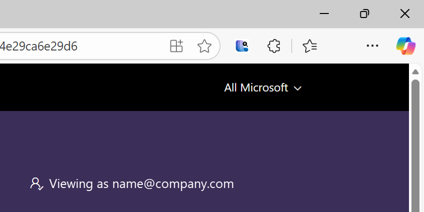 Screenshot, der zeigt, wie Sie sich anmelden, um ein Problem zu melden.