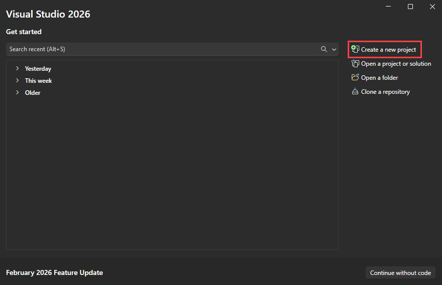Screenshot der Option 
