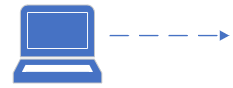 Diagramm mit grundlegender Audioprofilkonfiguration 12 mit PC, der mit einem einzelnen Audiogerät in Mono verbunden ist.