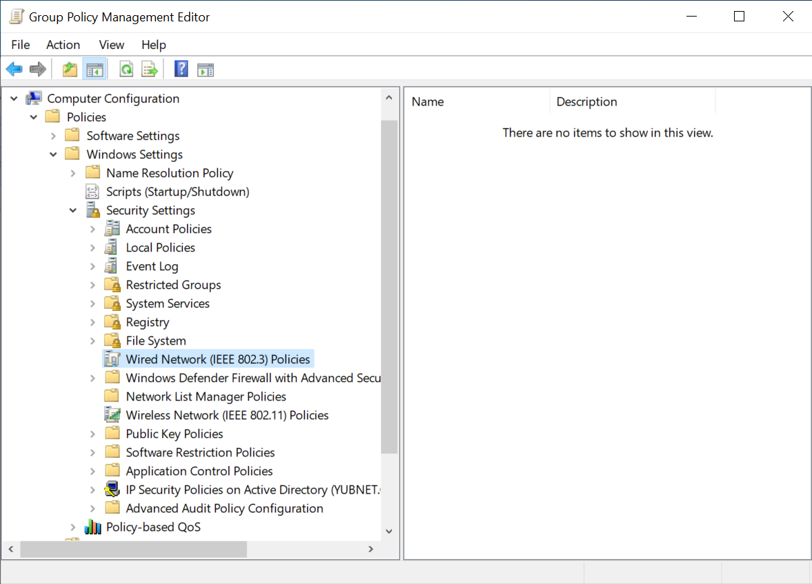 Screenshot der Option 
